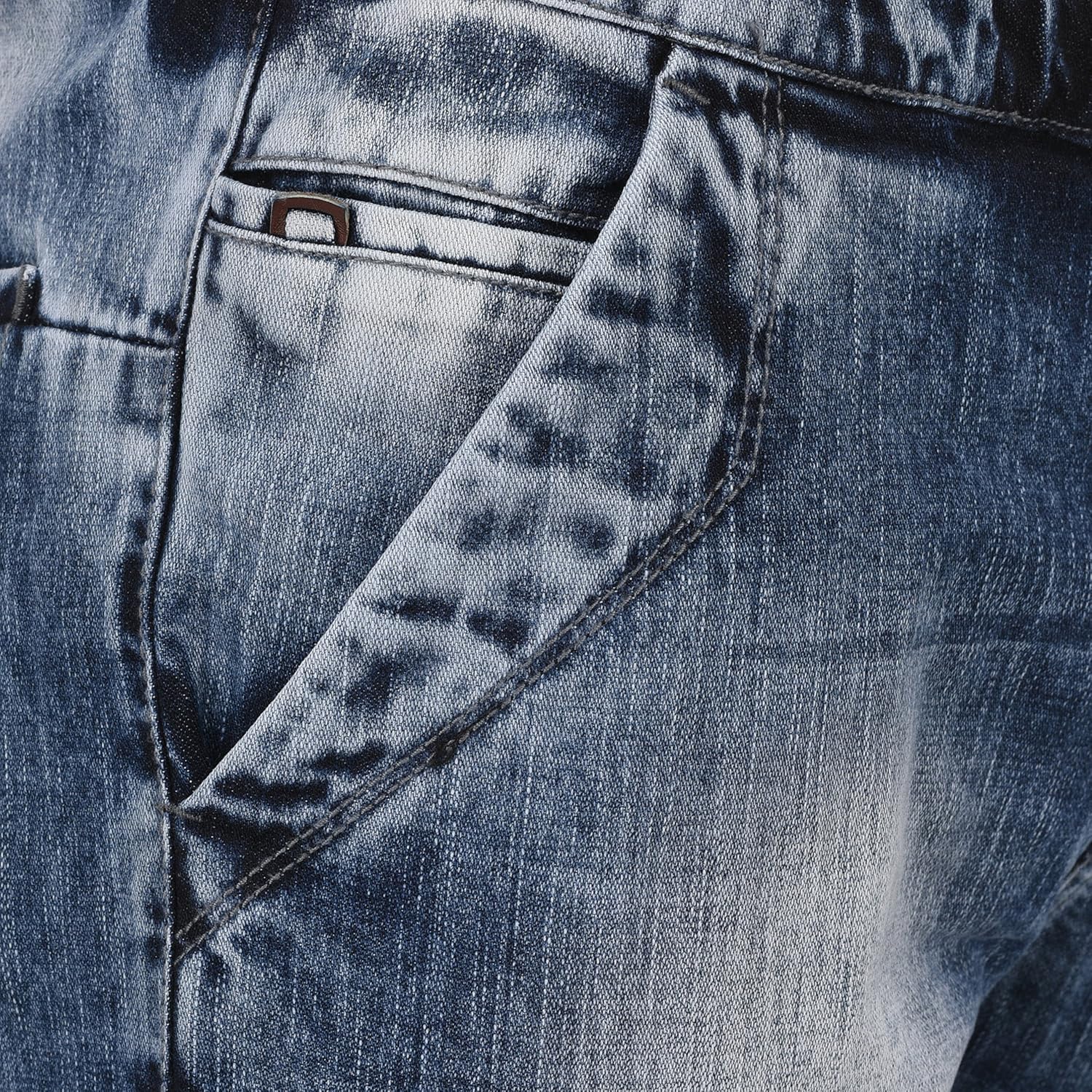 studio nexx men's light blue slim fit jogger jeans