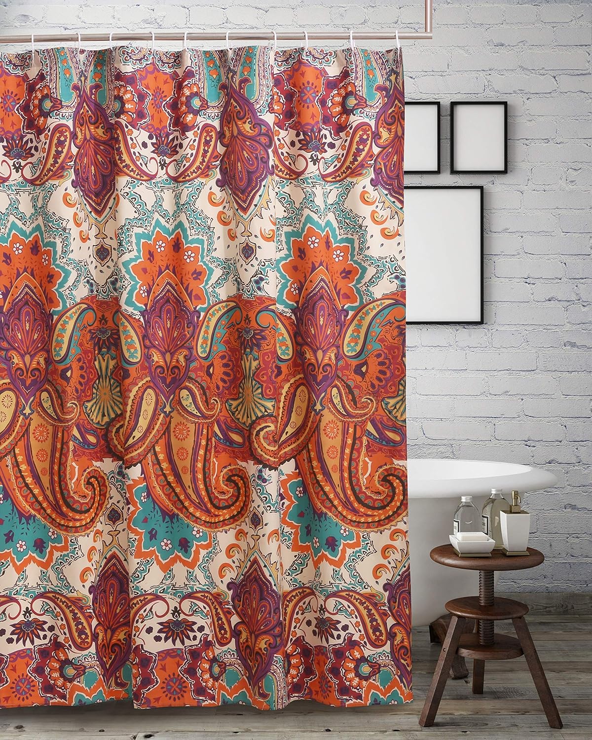 Greenland Home Nirvana Shower, Bath Curtain, 73