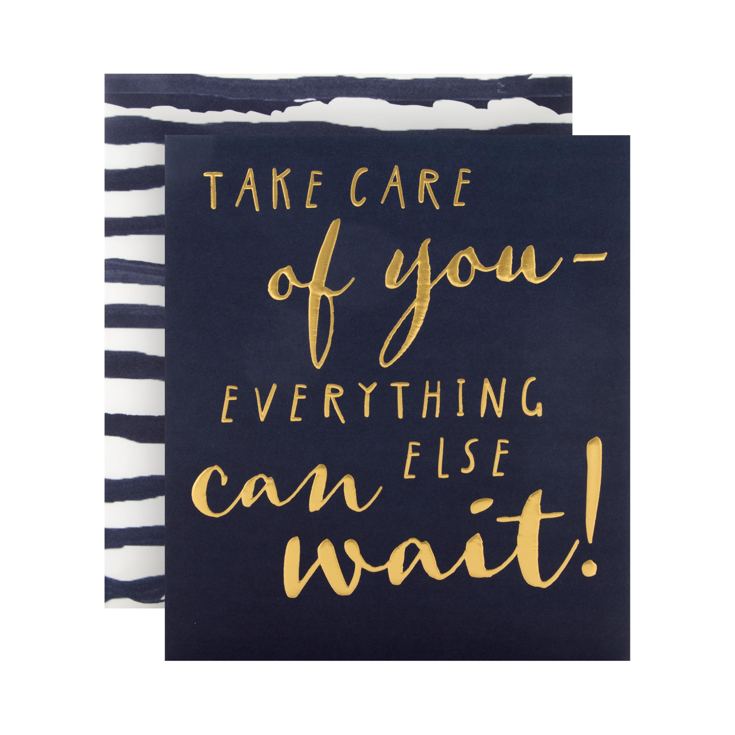 Hallmark Take Care Card 'Blank Inside' - Medium