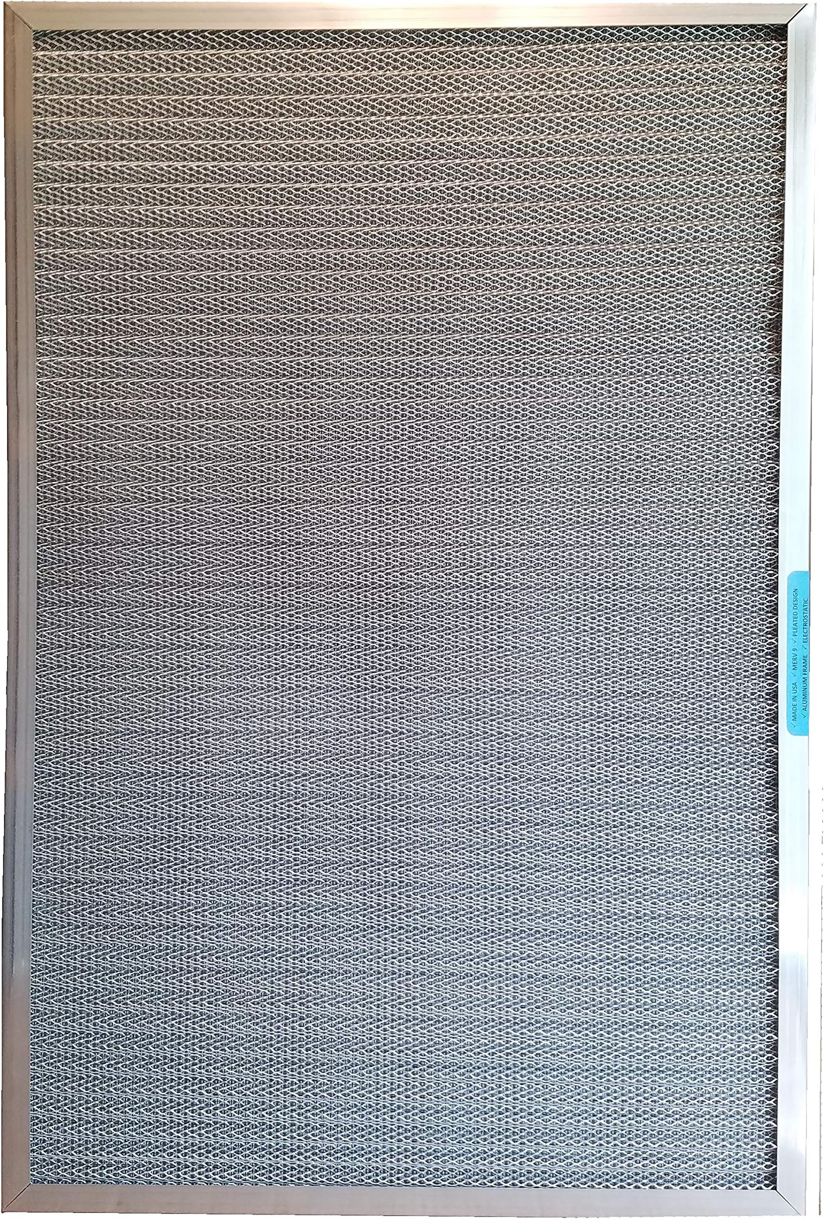 5-Stage CERTIFIED MERV RATED Electrostatic Washable Permanent Furnace A/C Air Filter – The highest MERV rating of any lifetime filter - Traps particles including MOLD POLLEN SMOKE PET DANDER (14x25x1)