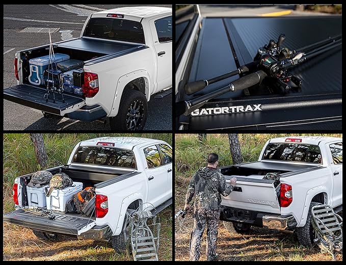 Amazon Com Gatortrax Retractable Fits 2009 2018 Dodge Ram 6 4 Foot Bed No Rambox Only Matte Truck Bed Tonneau Cover G60232 Made In The Usa Automotive