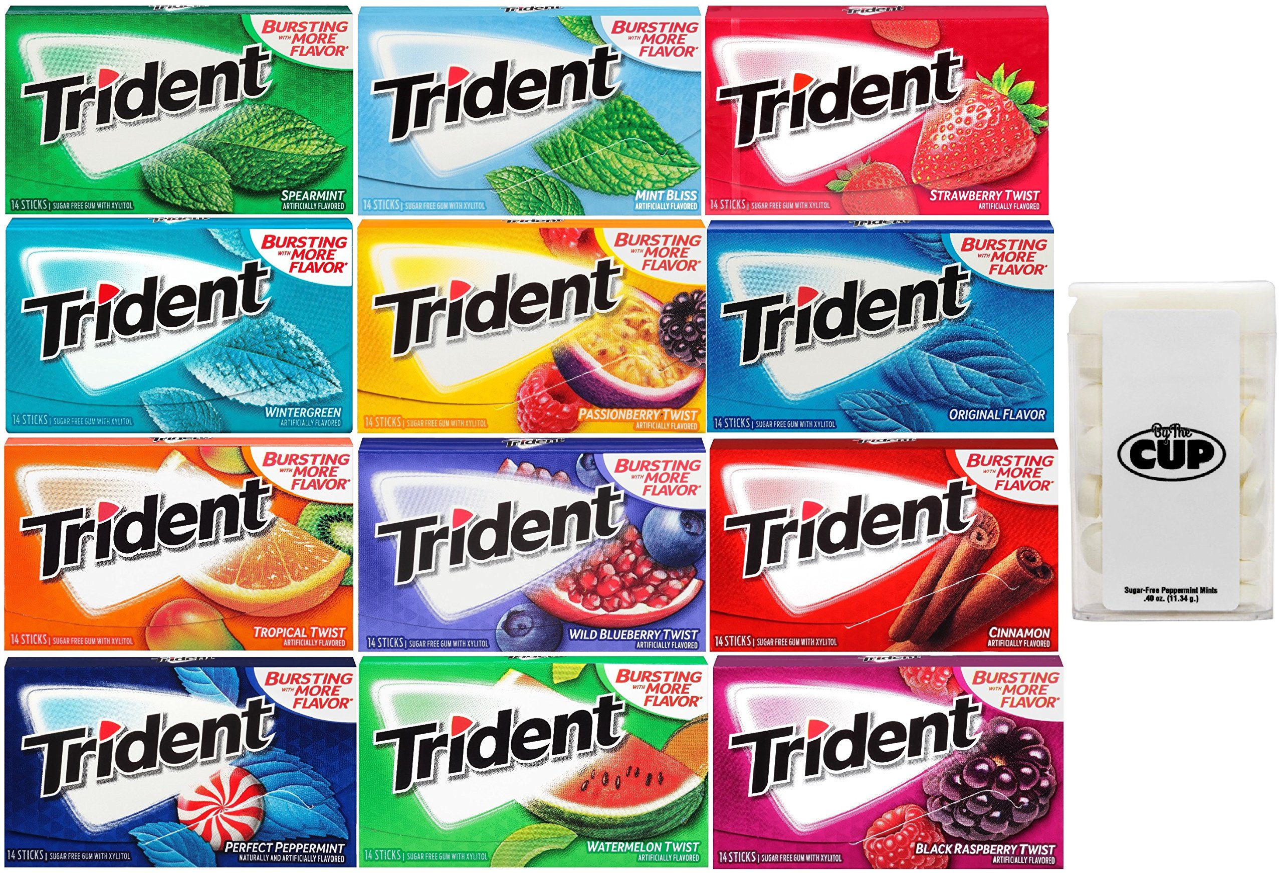 Trident Layers Sugar Free Chewing Gum Pack of 12