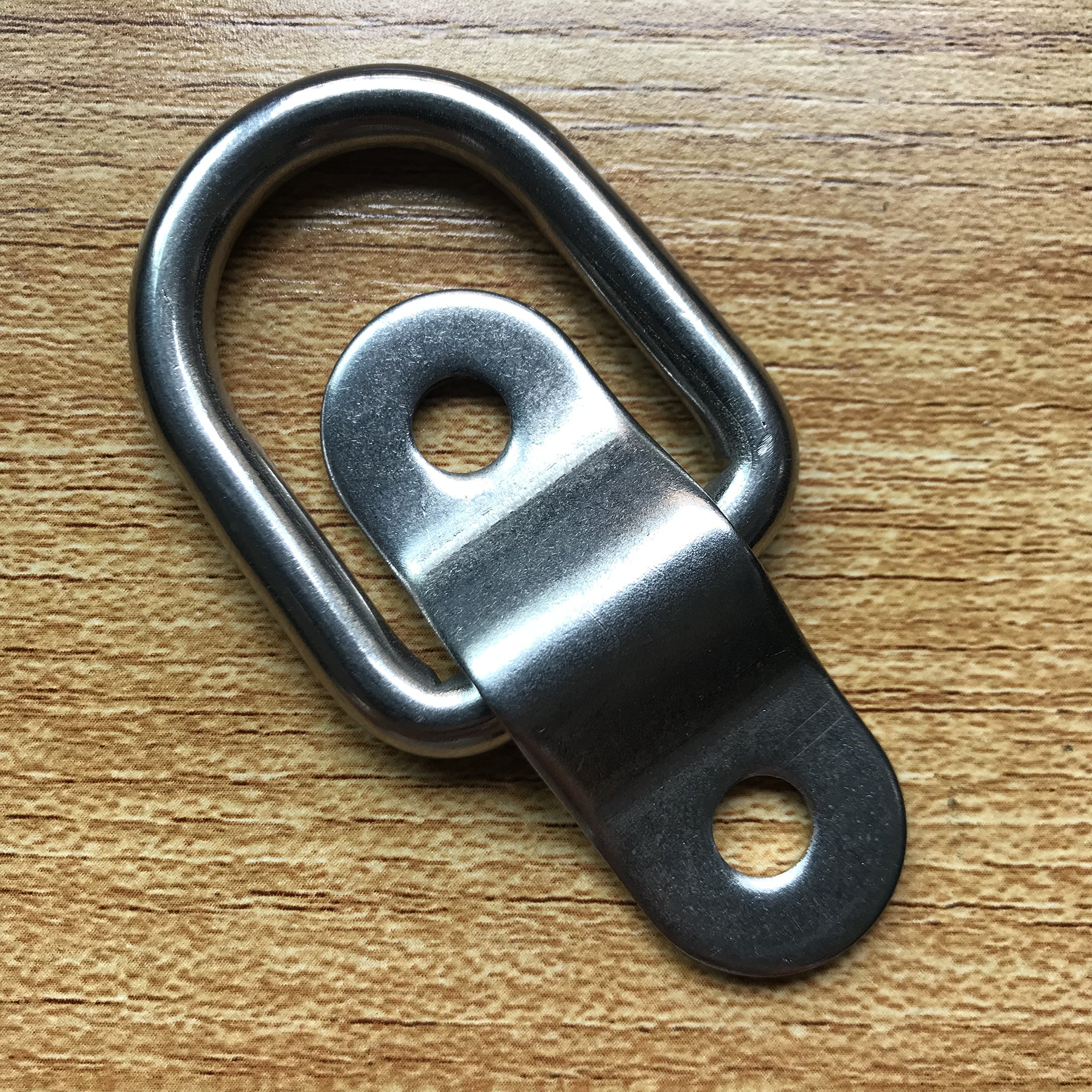 Stainless Steel D Ring Tie Down Anchor Surface Mount Tie Down Ring