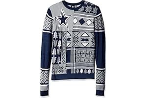 NFL Patches Ugly Sweater- Pick Team!