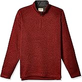 Wrangler Authentics mens Long Sleeve Fleece Quarter-zip