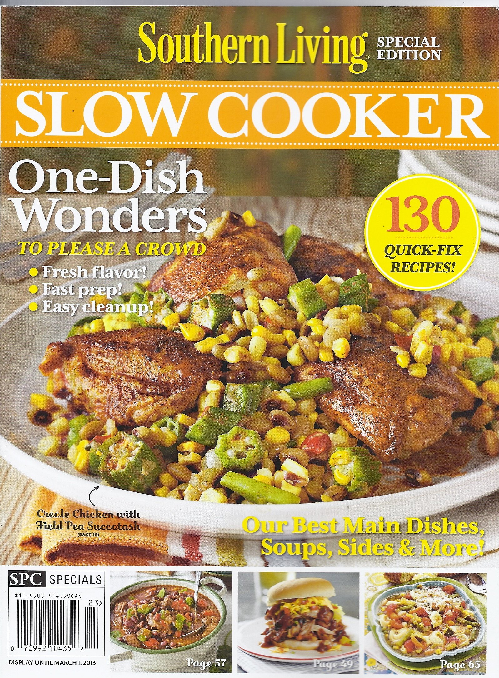 Southern Living Slow Cooker Magazine Spc Specials One Dish Wonders M Lindsay Bierman Amazon Com Books