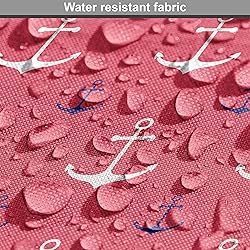 Ambesonne Anchor Fabric by The Yard, Pattern with