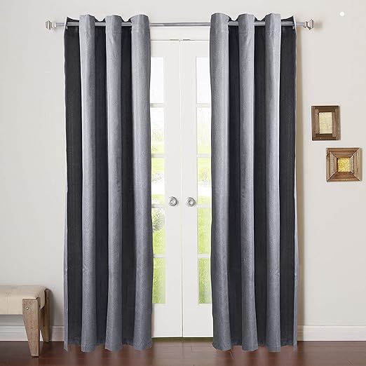 Amazon Com Farmhouse Curtain In Poly Jute Textured Fabric 50x63