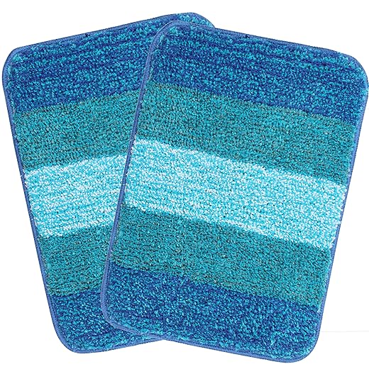 Soft Microfiber Bath Mat (Pack of 2)