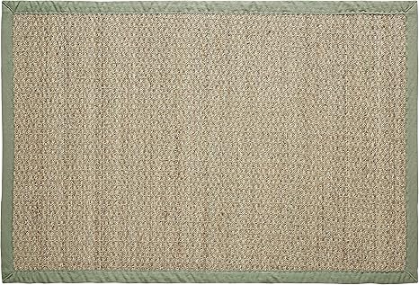Amazon Com Chesapeake Seagrass 40 Inch By 60 Inch Area Rug Sage Furniture Decor