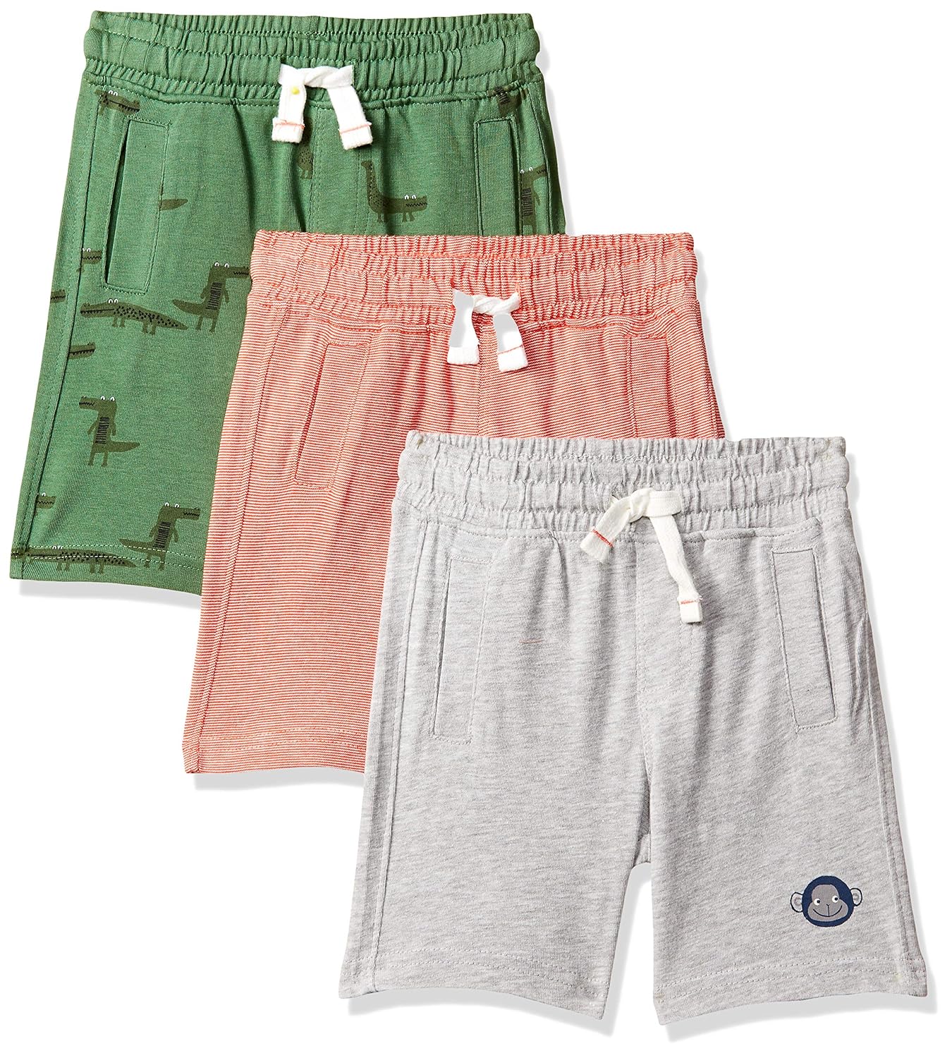 Buy Mothercare Baby Boys' Shorts (Pack of 3) at Amazon.in