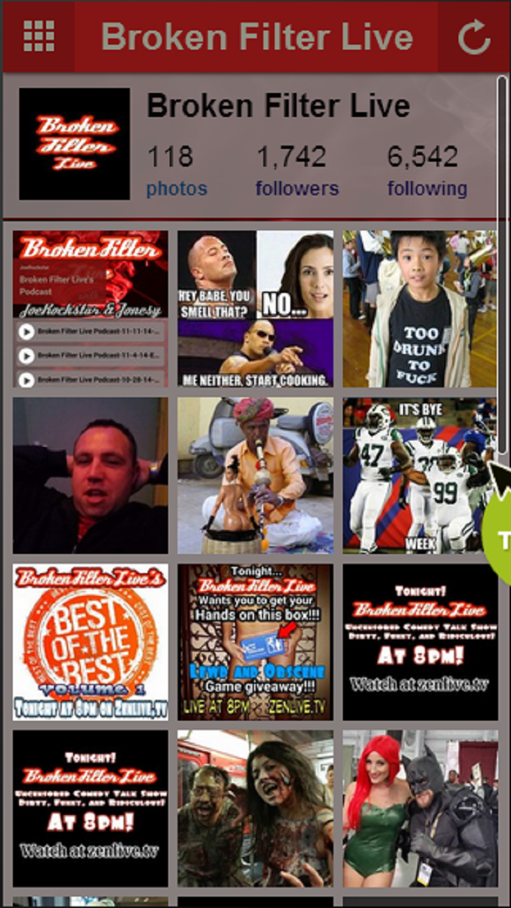 Broken Filter for Android