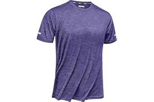 TACVASEN Mens Workout Shirts Short Sleeve Athletic Dry Fit Tshirts Shirts Running Gym Crewneck T-Shirts