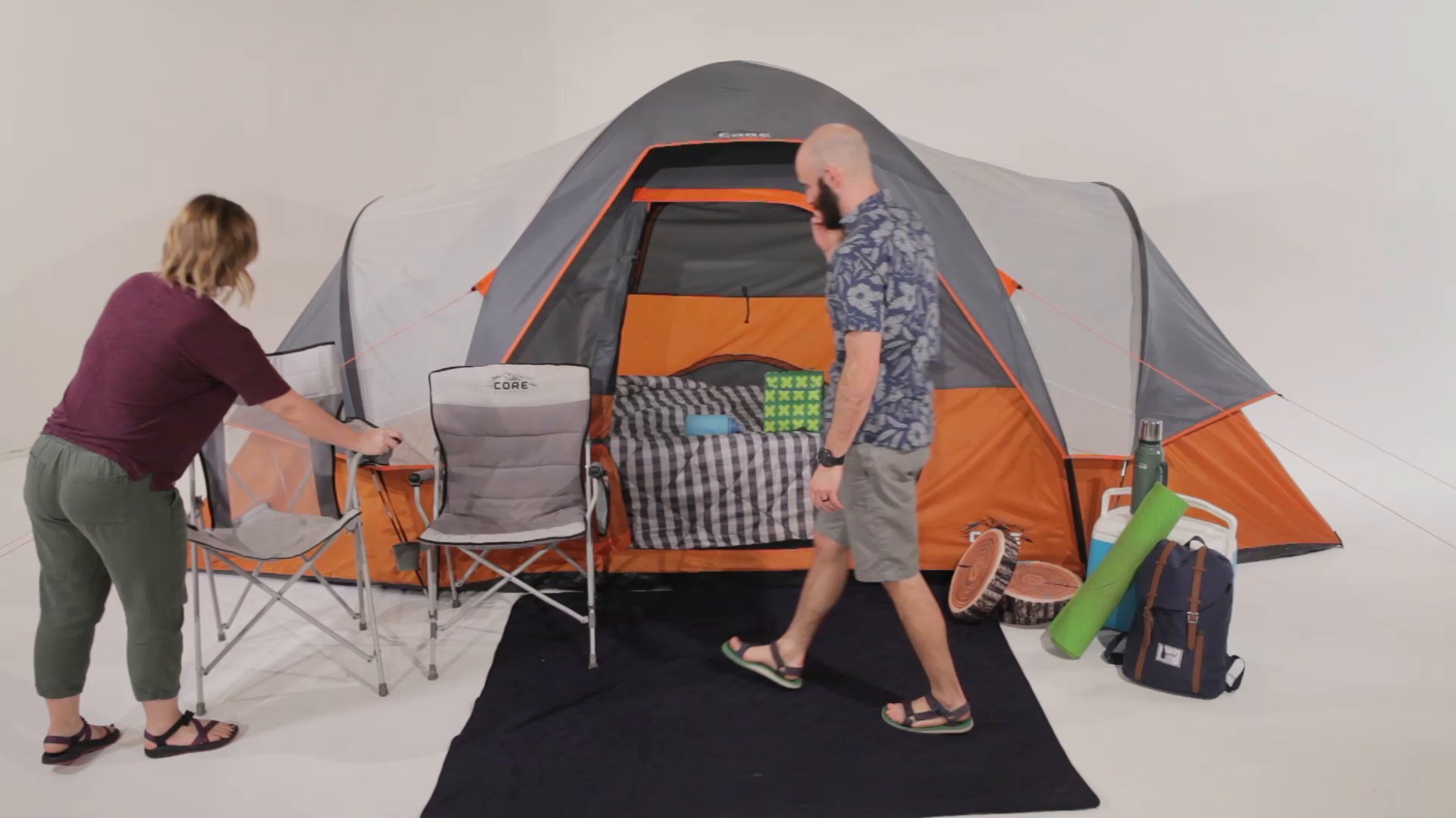Core 9 Person Extended Dome Tent Henricks Outdoors