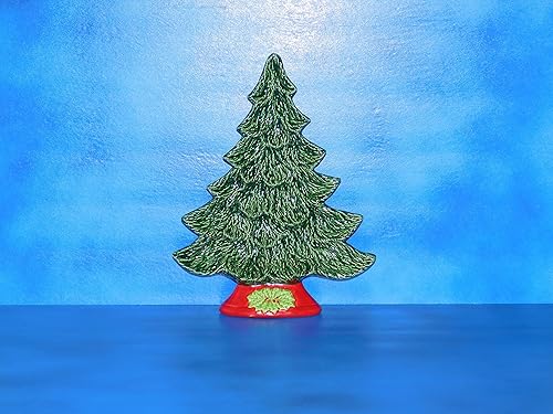 Amazon Com Vintage Christmas Tree Candy Dish Ceramic Handmade