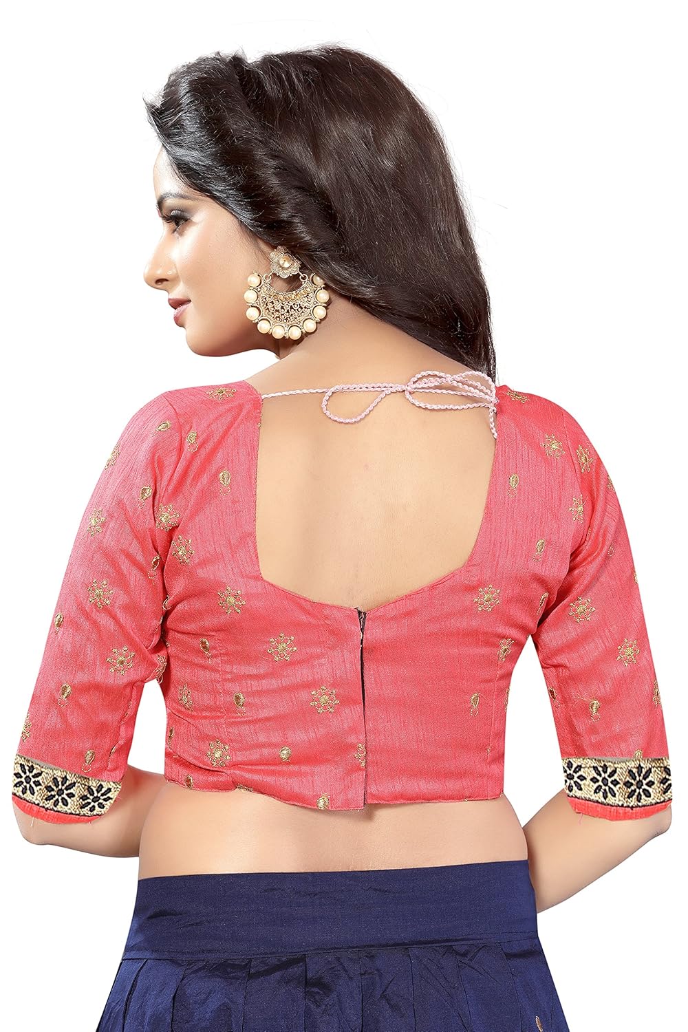 momcreation women's tapeta silk lehenga choli (mom-new01,blue,free size, semi-stitched)