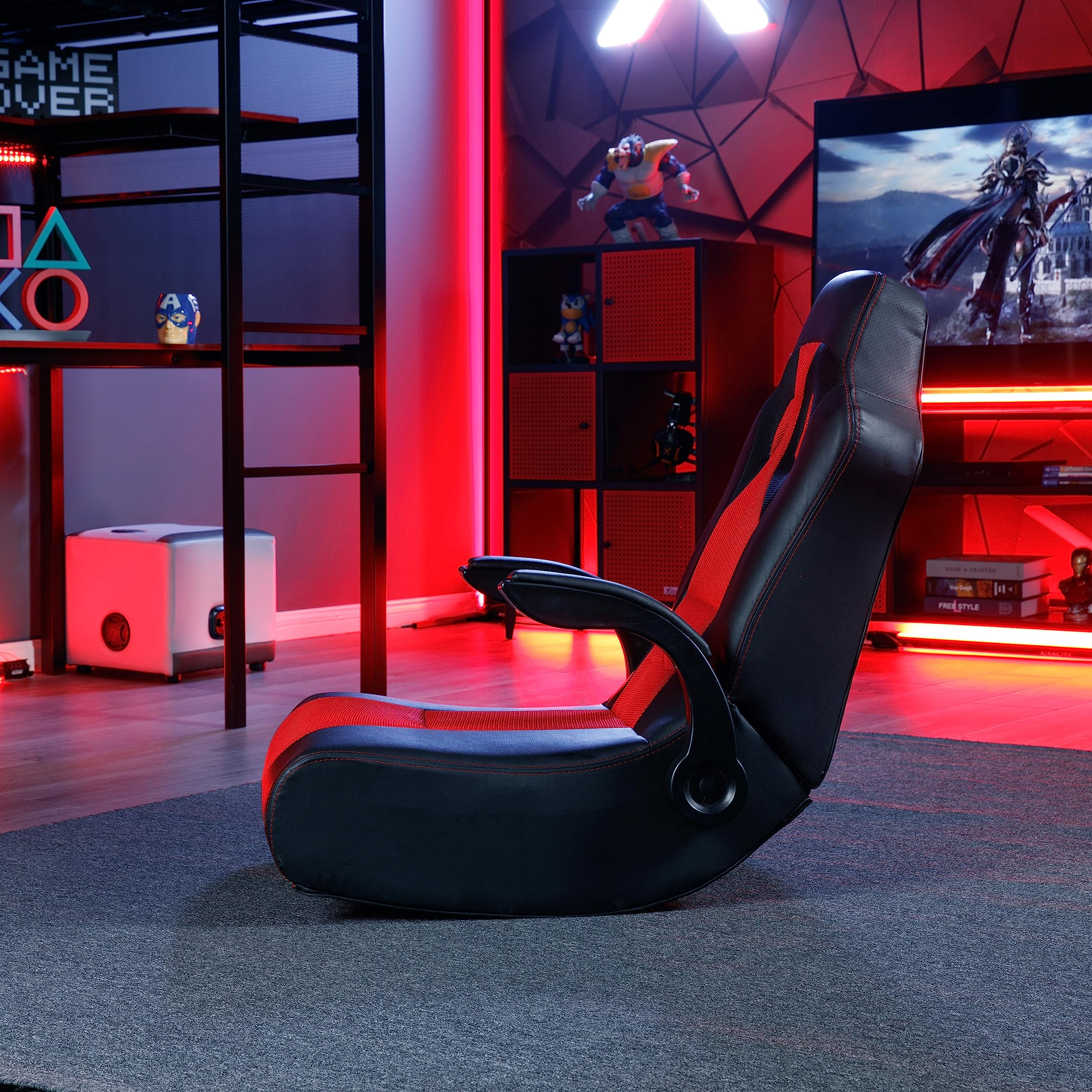 X Rocker Vibe 2.1 Floor Rocker Chair Video Gaming Chair with