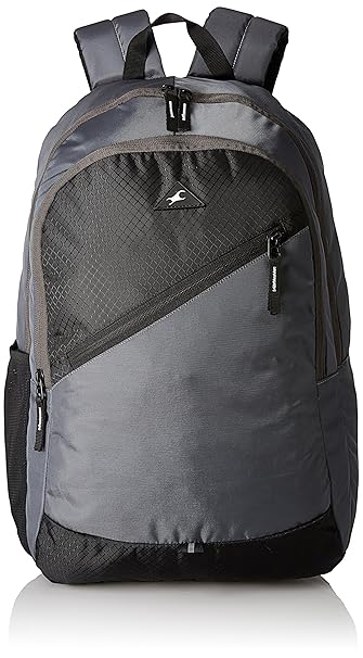 Fastrack 20.24 Ltrs Grey School Backpack (A0697NGY01)