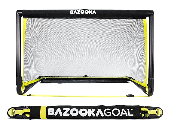 BazookaGoal Original Solid Frame Pop Up Goal 4 x 2 ft