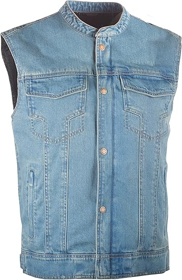 4xl denim vest