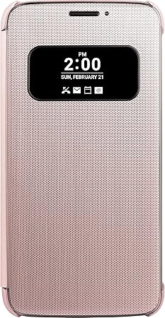Mesh Folio Cover Handyschutzhülle für LG G5 Pink