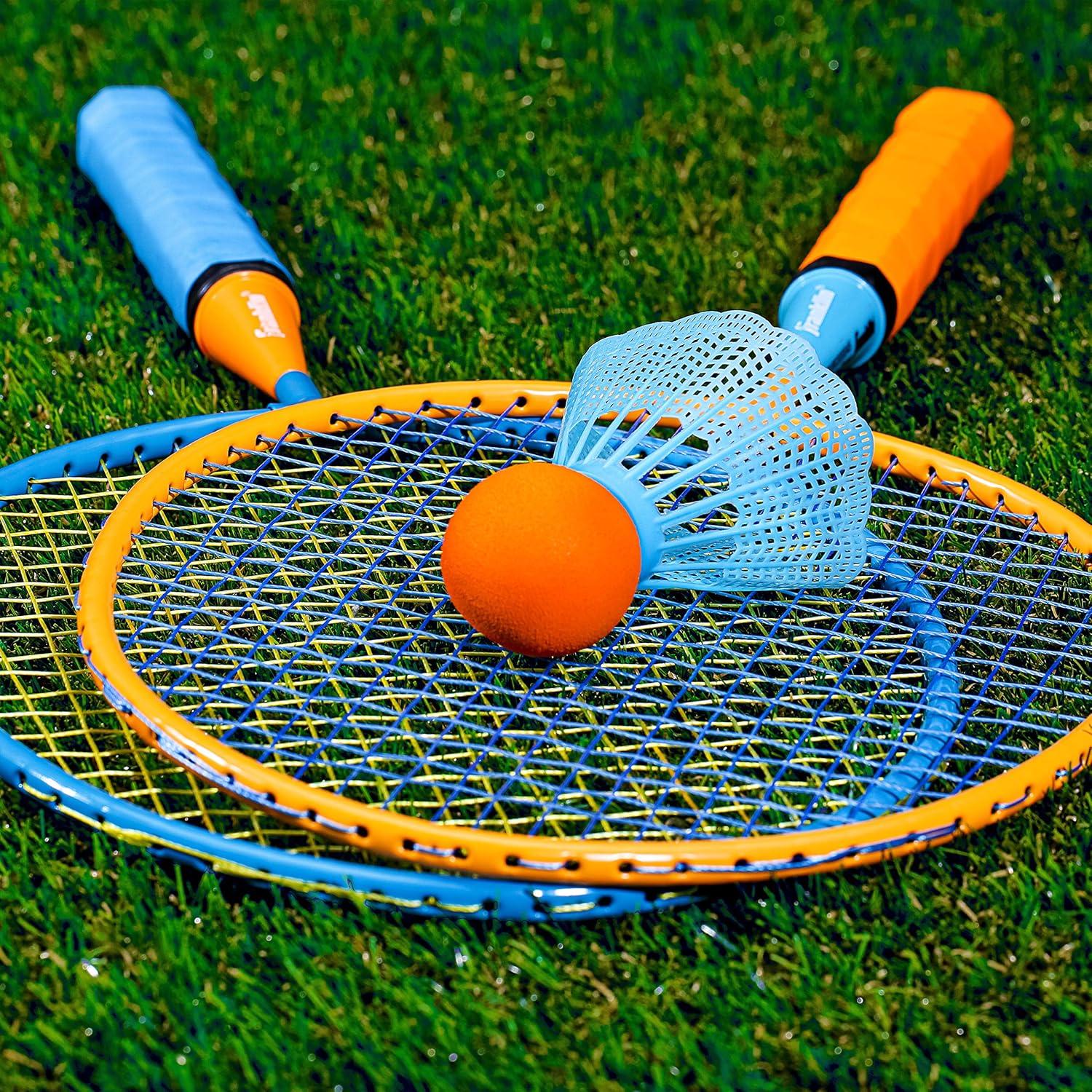 Franklin Sports Kids Badminton Set - Smashminton Set - 2 Player Youth Combo Set with Birdies : General Sporting Equipment : Sports & Outdoors