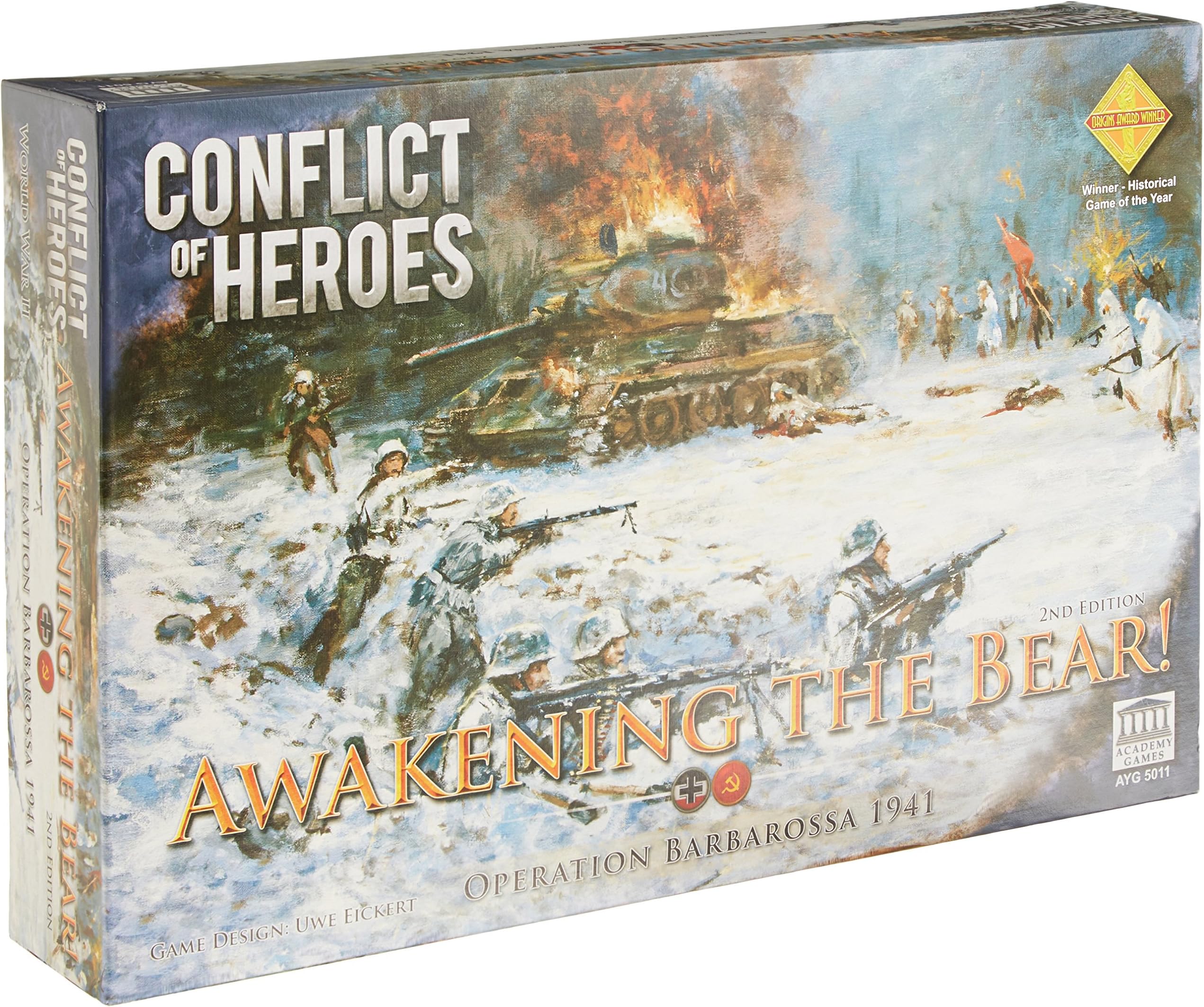 Acacemy Games Conflict of Heroes Awakening The Bear 2nd Edition Board Game