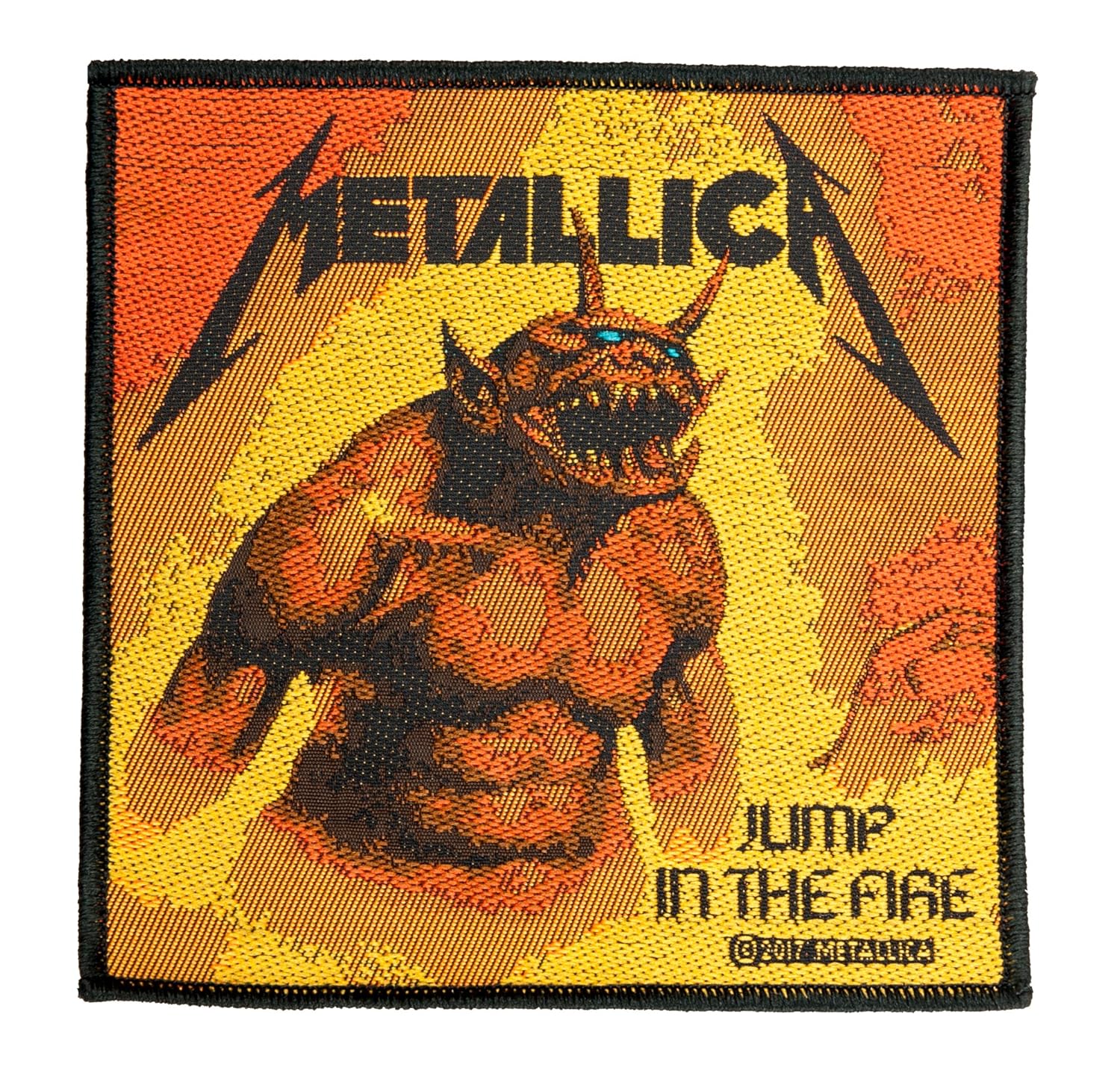 Metallica Jump In The Fire Aufnäher Metallica Patch Gewebt & Lizenziert