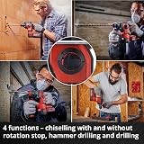 Einhell 18V HEROCCO PXC Brushless SDS Plus Rotary Hammer Drill (Tool Only) view 7