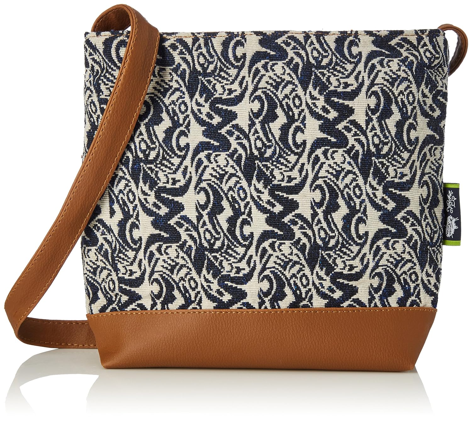 kanvas katha stylish jacquard sling collection women's bag (multi-color) ()