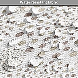Ambesonne Abstract Fabric by The Yard, Geometric