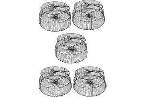 KUFA Sports Tower Style Vinyl Coated Steel Frame Prawn Trap (Trap Size: Ø30 xØ20 x12; Stretched Mesh Size: 1-3/4") (5)