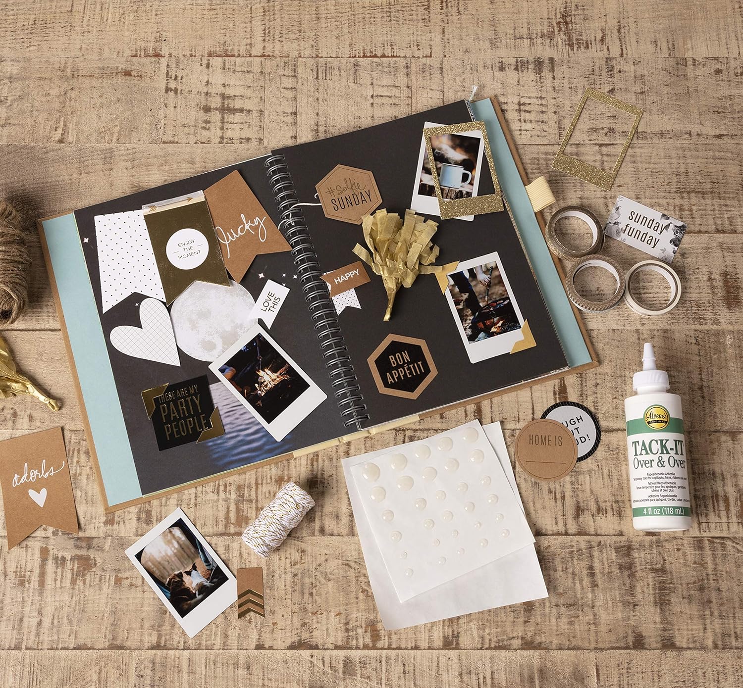 Aleene's 29-2 Tack-It Over & Over Liquid Glue 4oz : General Purpose Glues : Office Products