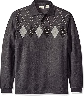 haggar sleeve jacquard knit shirts