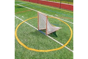 MR Portable Lacrosse Crease 18’, Men's Regulation Size Portable Lacrosse Crease, Official Size Portable Crease for Lacrosse w