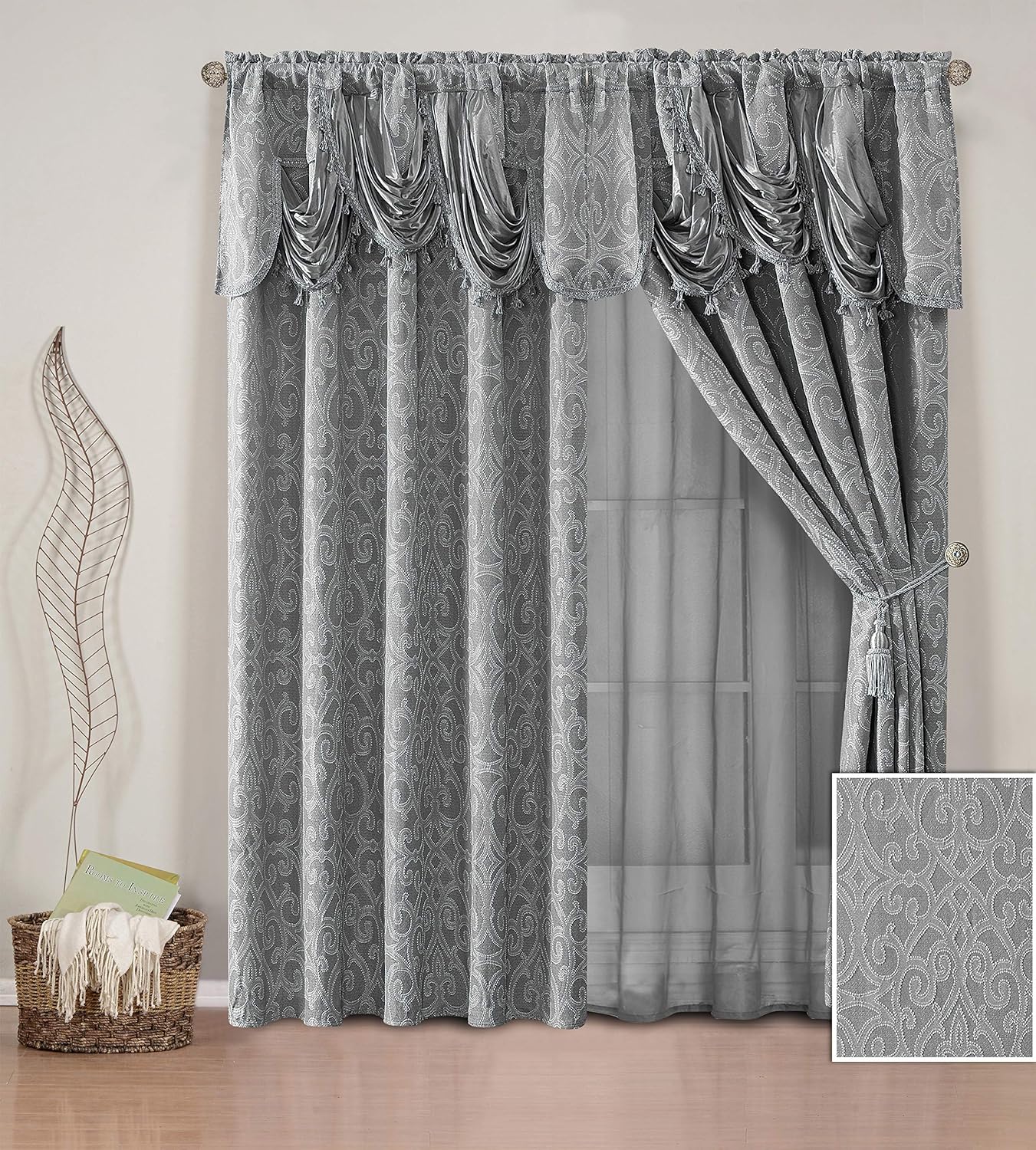 Best curtain rod for living room silver