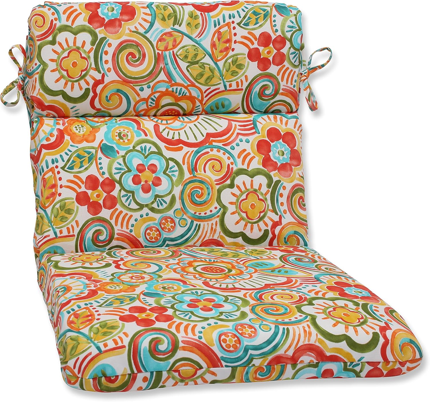 Best Pillow Perfect Outdoor Rounded Corners Chair Cushion