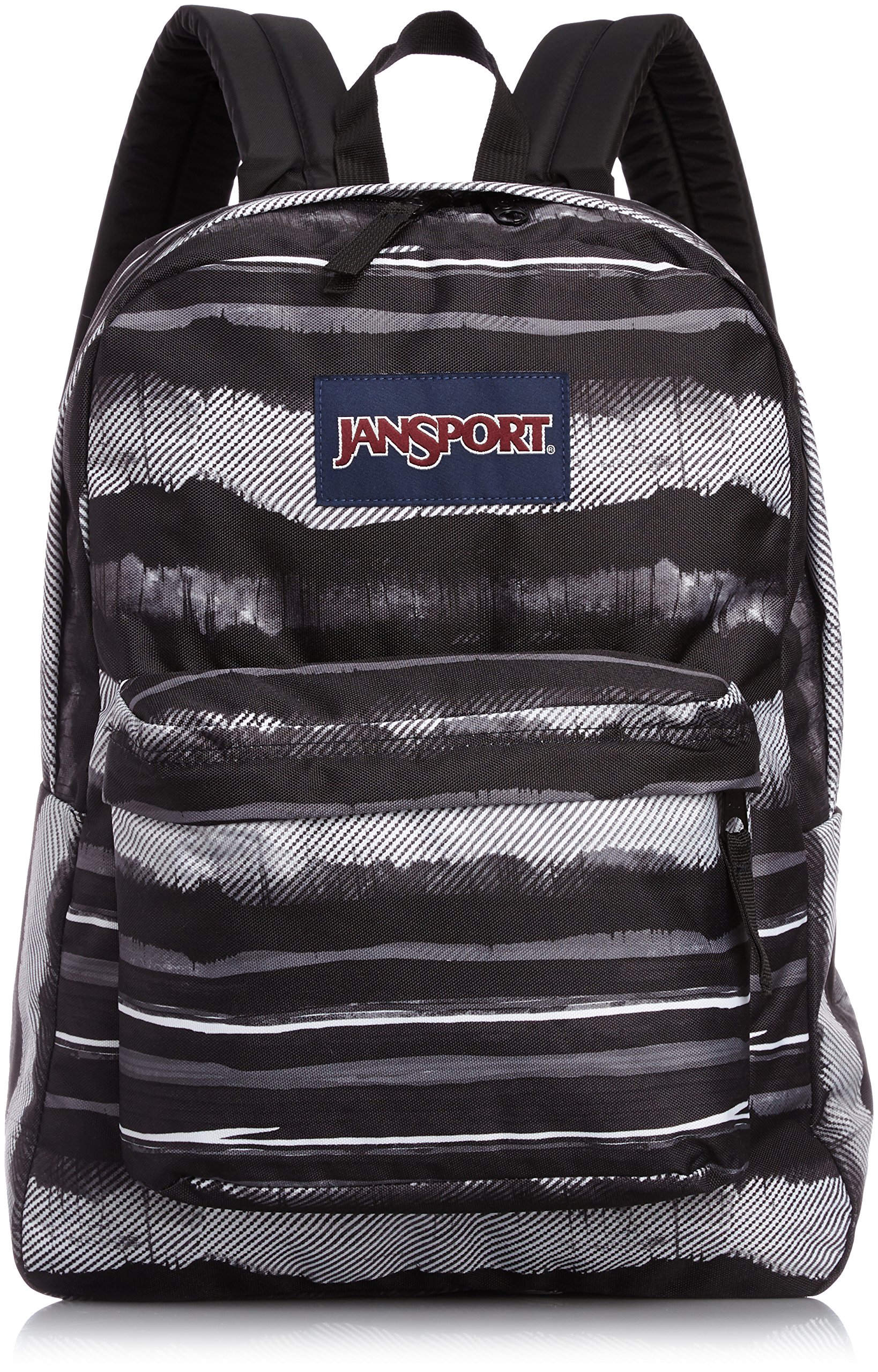 Jansport Superbreak Black Painted Stripes