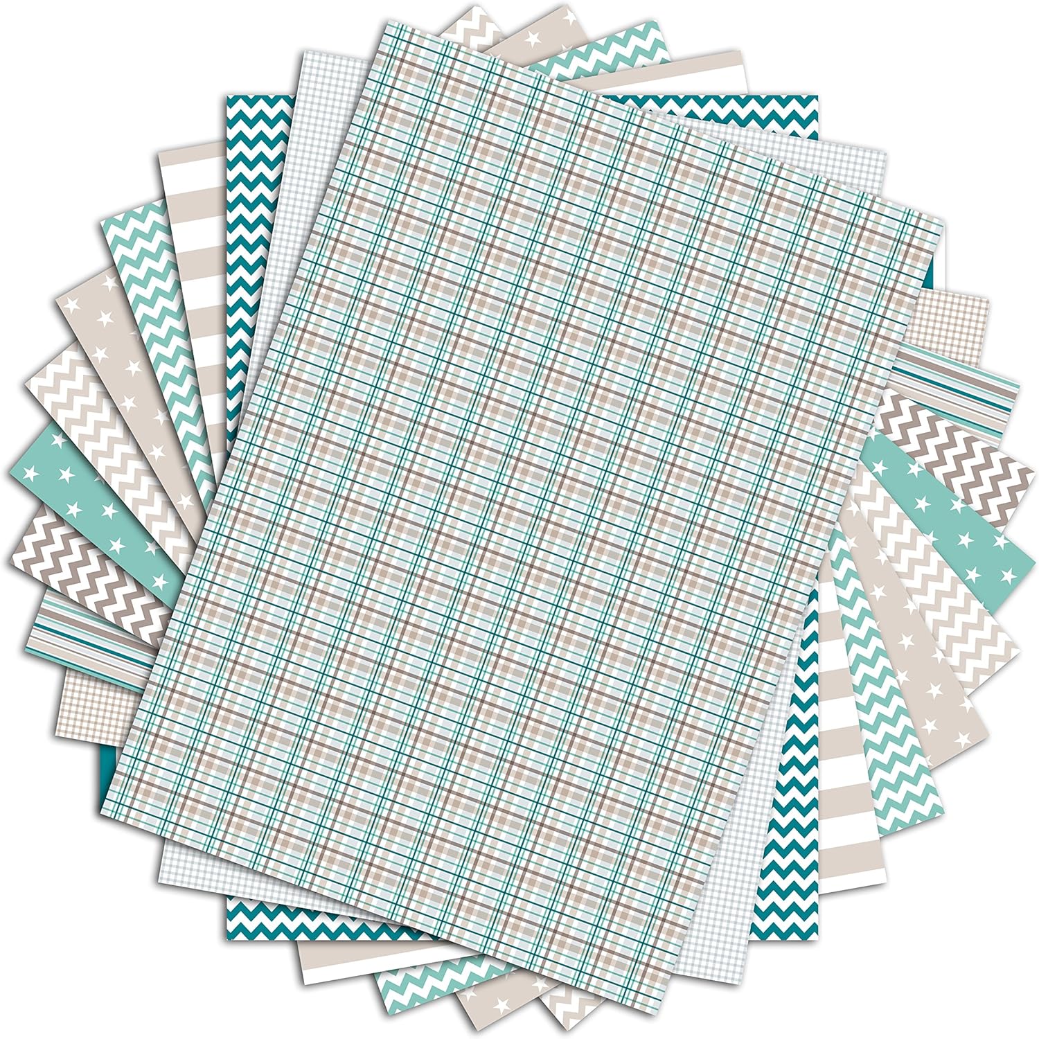Carta velina seta - 125 fogli 10 colori