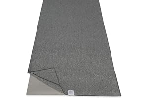 Gaiam Yoga Towel - Mat Sized Active Dry Non Slip Moisture Wicking Sweat Absorbent Microfiber Hot Yoga Towel for Women & Men | Stay-Put Corner Pockets (70" Long x 26" Wide)