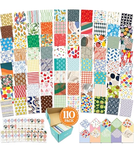 Engrowtic 200 Pcs Blank Cards With Envelopes All Occasion Blank Greeting Cards