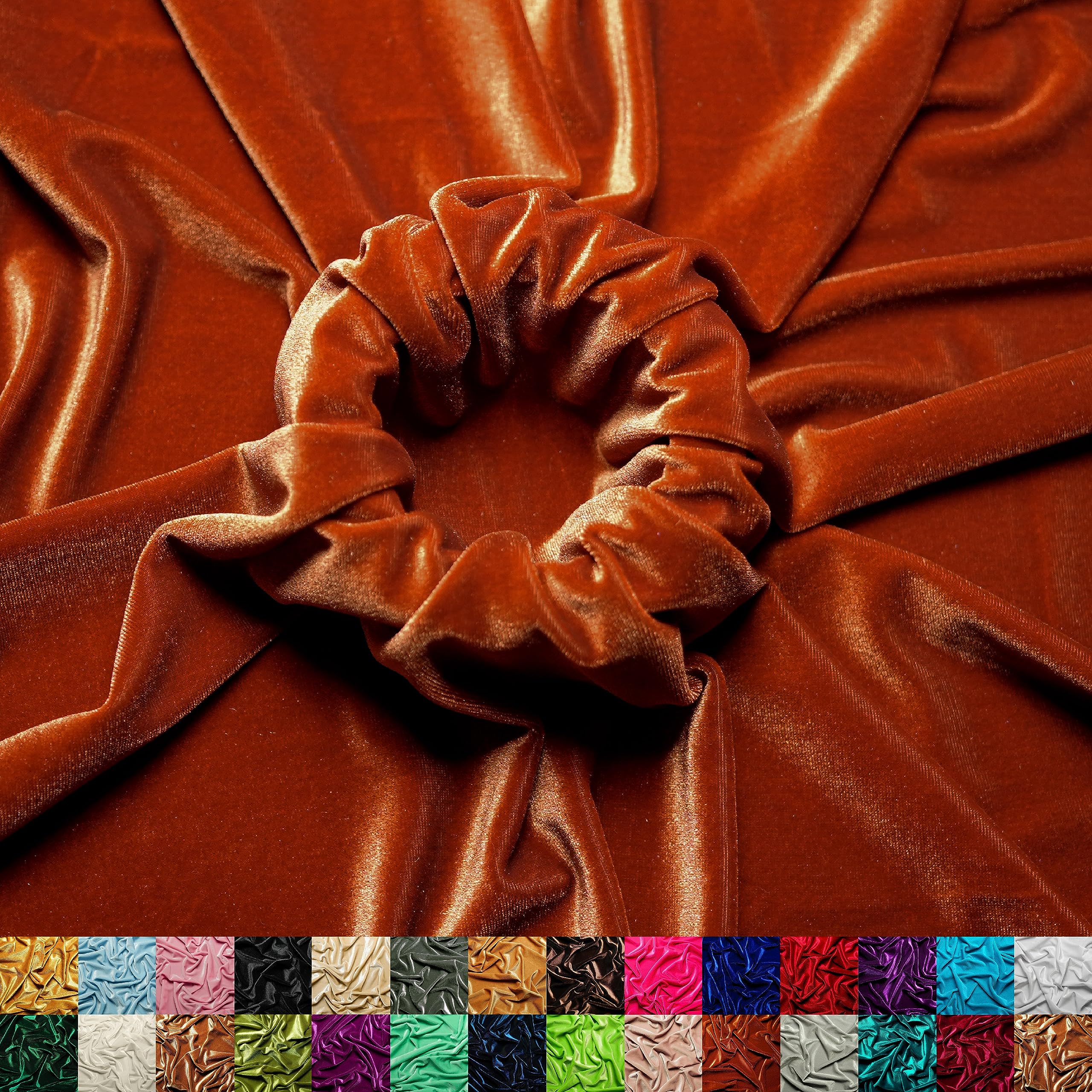 Ice Fabrics Stretch Velvet Fabric by The Yard