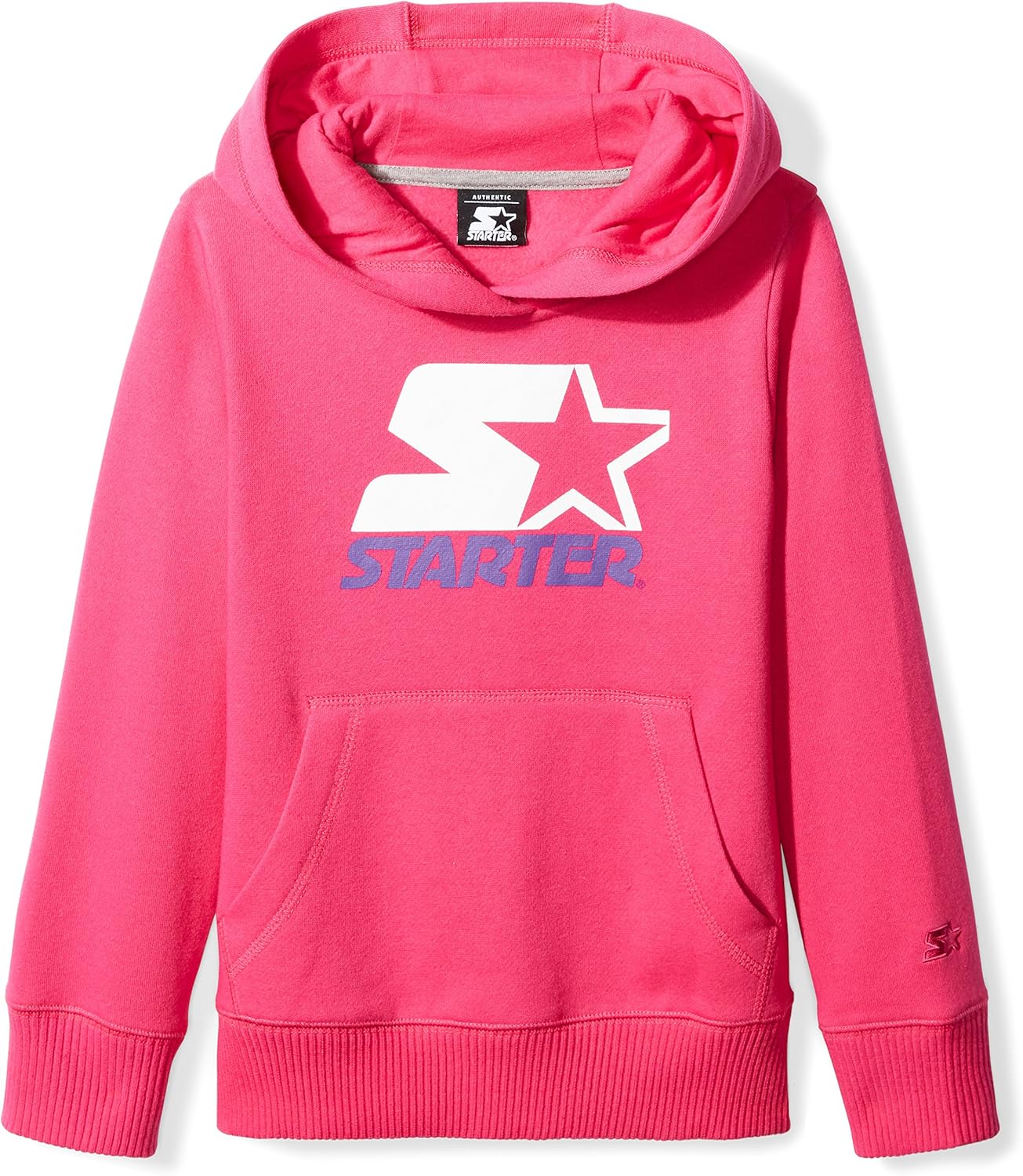 Starter Girls' Pullover Multi-Color Logo Hoodie,  Exclusive: Clothing