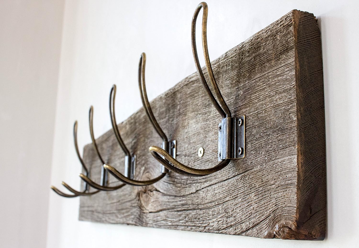 Best Country Rustic Wall Mounted Wood Coat Rack