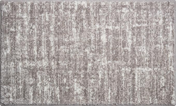 Linea Due Badteppich 100% Polyacryl, ultra soft, rutschfest, SAVIO, Badematte 70x120 cm, taupe