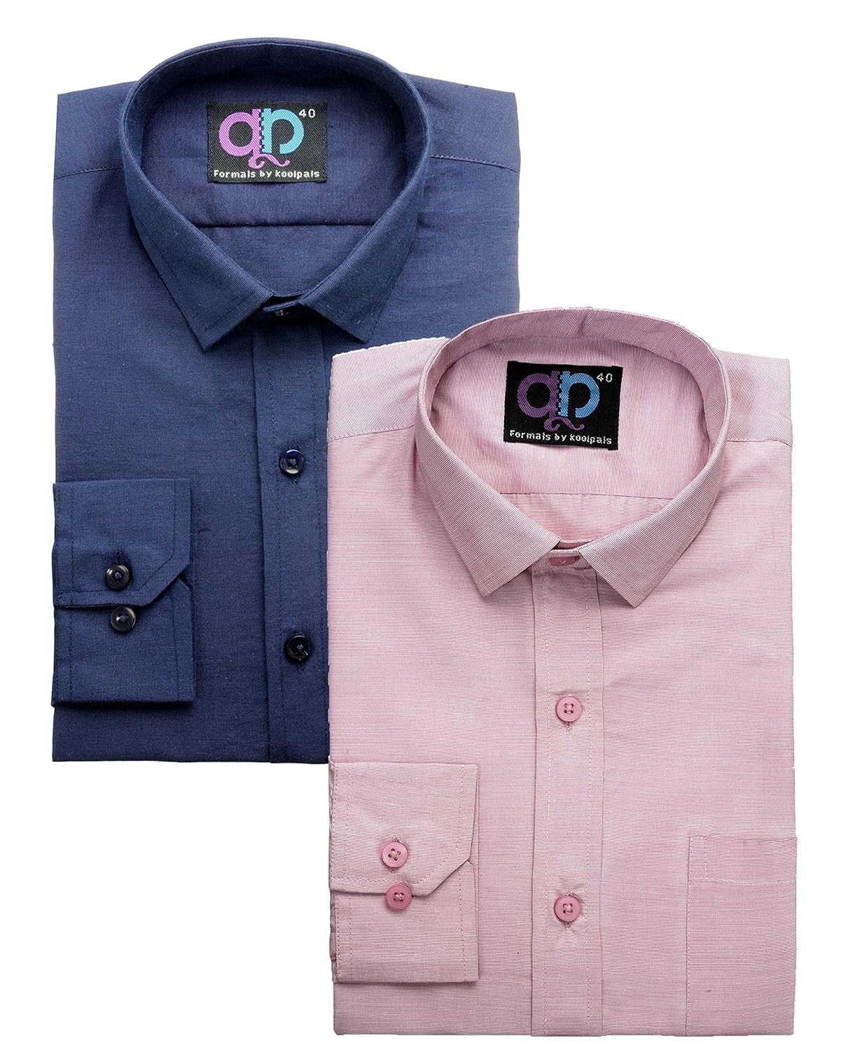 koolpals combo of 2 cotton shirts