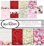 Reminisce (REMBC) Made with Love Scrapbook Collection Kit, Multi Color Palette