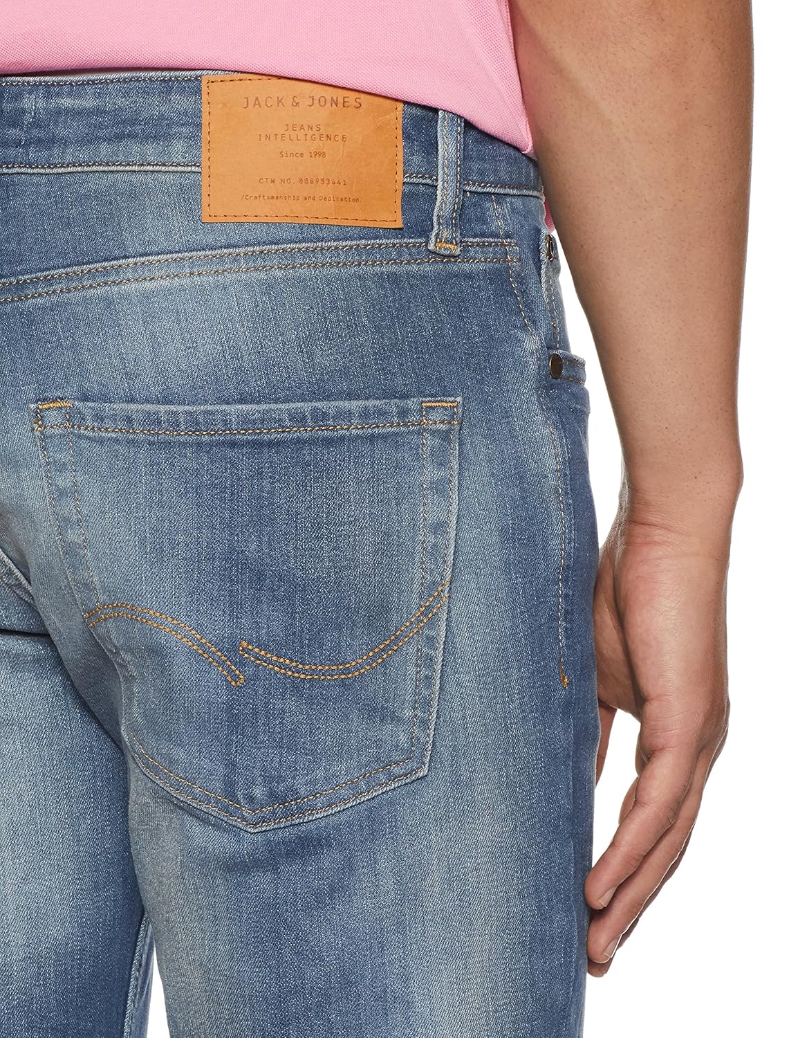 jack & jones men's tim slim fit jeans