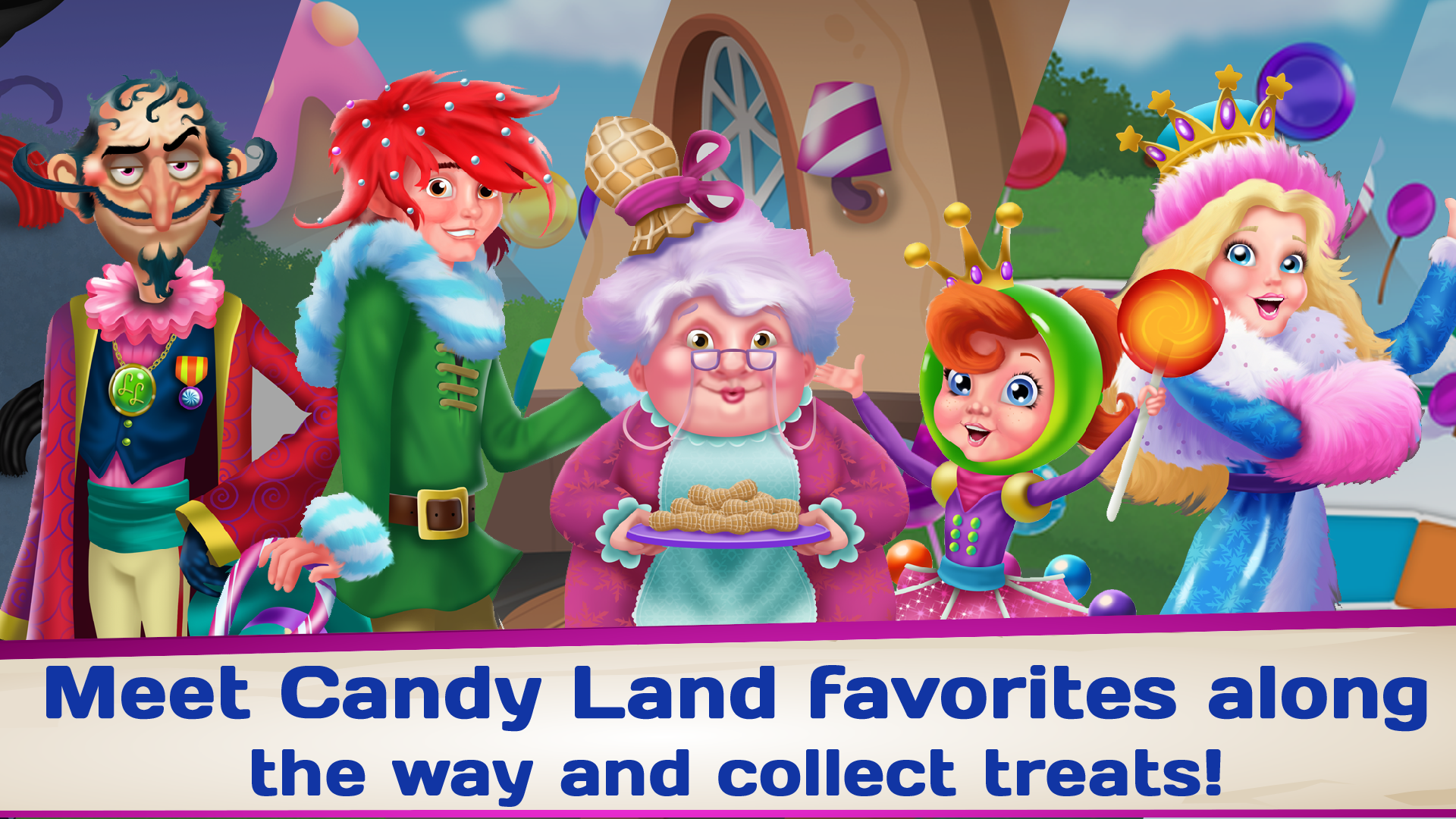 Candy Land: The Land of Sweet Adventures - Hasbro's Classic Board Game - Thumbnail 3