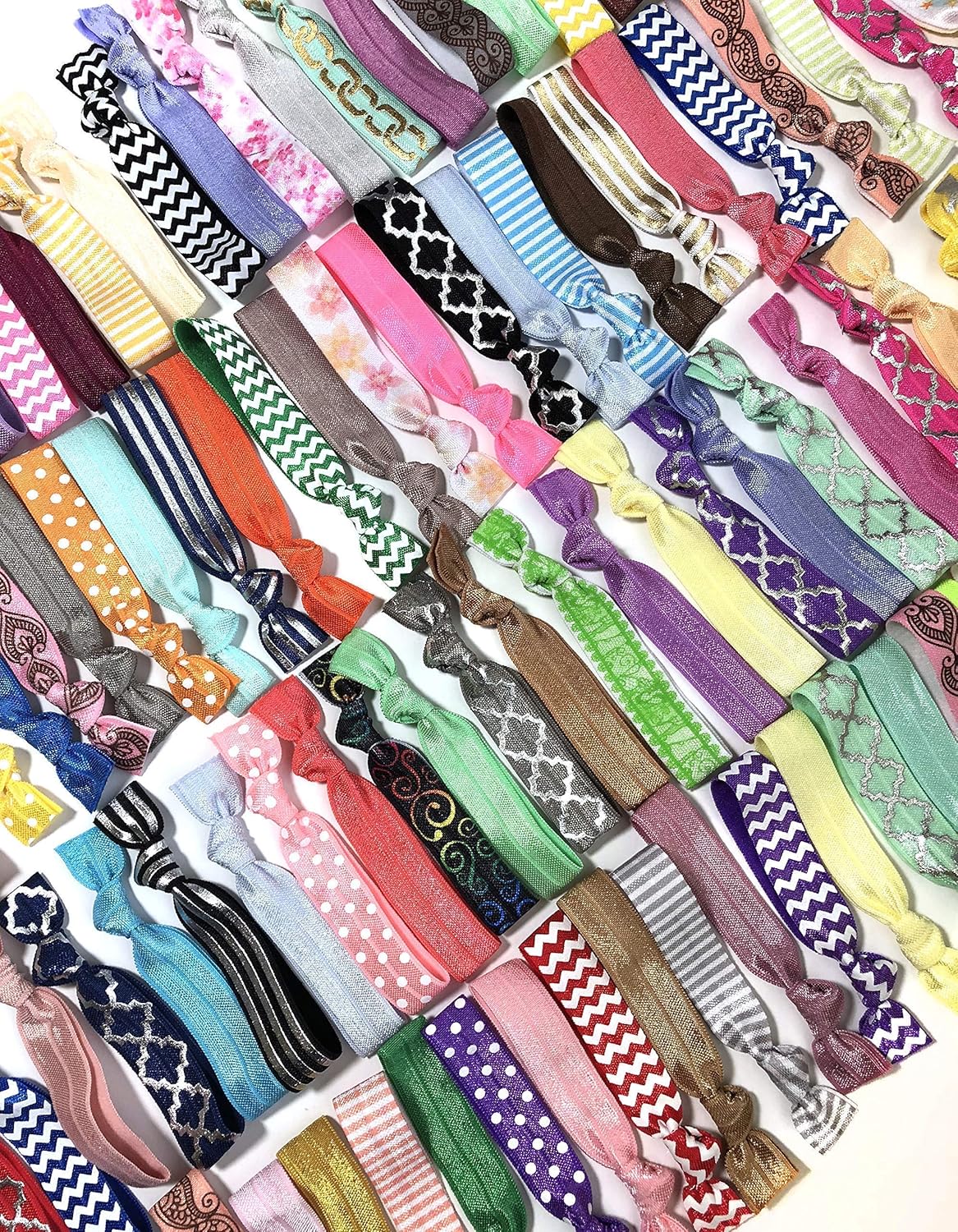 Amazon Com Elastic Ponytail Holder Hair Tie Bulk Variety Pack Set